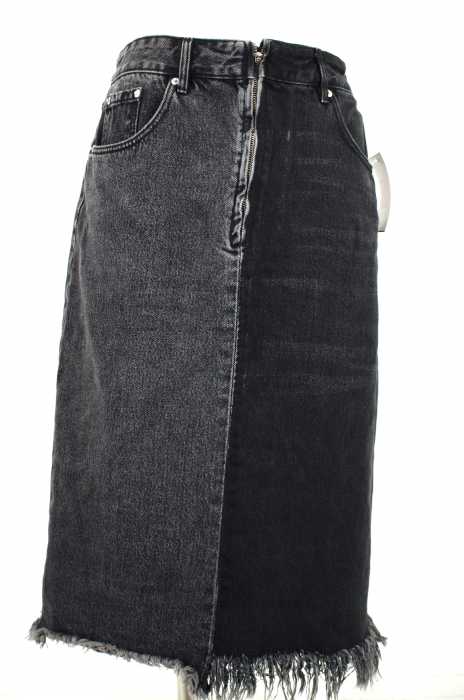 ZARA trafaluc denimwear （ザラ トラファルック デニムウェア） バイカラー カットオフ レディース スカート