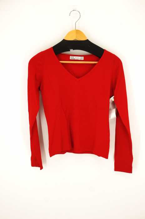 ZARA(ザラ) Vネックカットソー レディース トップス