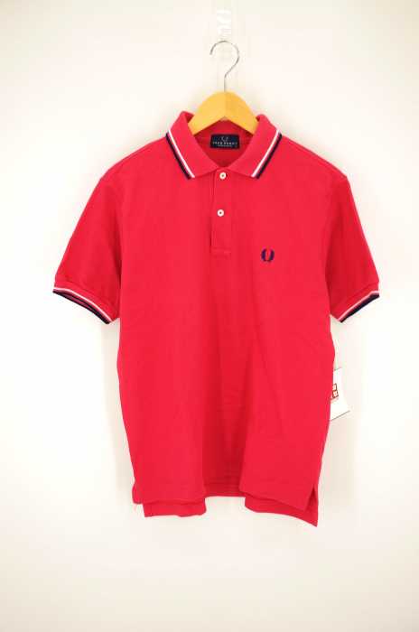 FRED PERRY （フレッドペリー） 刺繍入り 鹿の子 ポロシャツ メンズ トップス