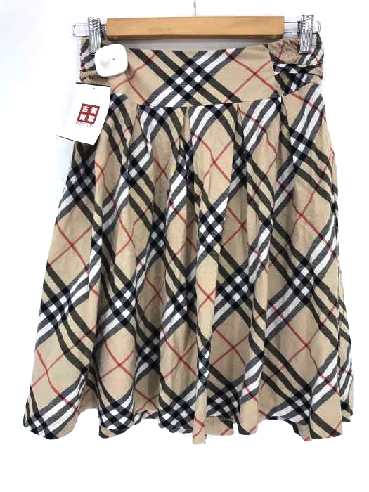 BURBERRY LONDON BLUE LABEL(バーバリーロンドンブルーレーベル) ウール混 チェックスカート レディース スカート
