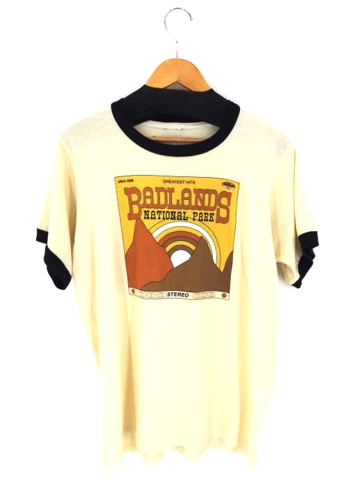 PARKS PROJECT（パークスプロジェクト） CAMP COLLECTION BADLANDS プリントクルーネックTシャツ メンズ トップス