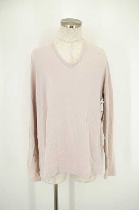 MUJI （無印良品） VネックロングスリーブTシャツ メンズ トップス