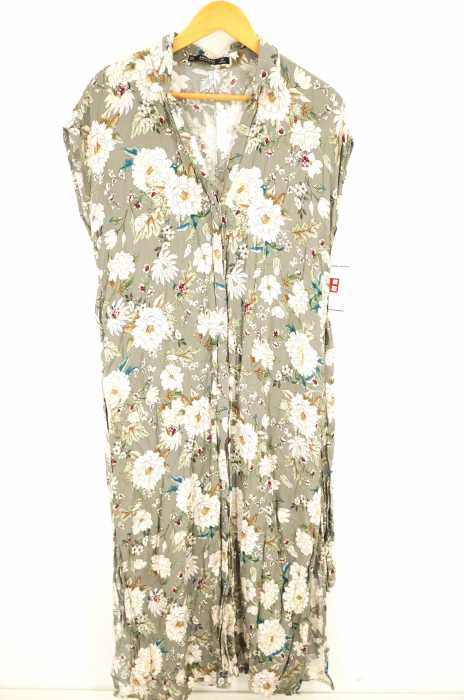 ZARA BASIC COLLECTION （ザラベーシックコレクション ） ベルト付き 花柄シャツワンピース レディース ワンピース