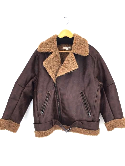 MOUSSY（マウジー） FAKE LEATHER OVER SIZED JACKET レディース アウター