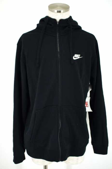 NIKE (ナイキ) 刺繍ロゴ入りジップアップパーカー メンズ トップス
