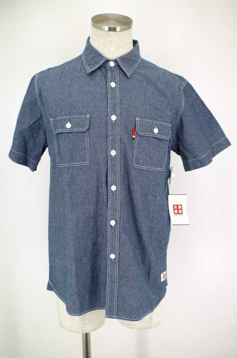 Dickies （ディッキーズ） 綿シャンブレーS/Sワークシャツ メンズ トップス
