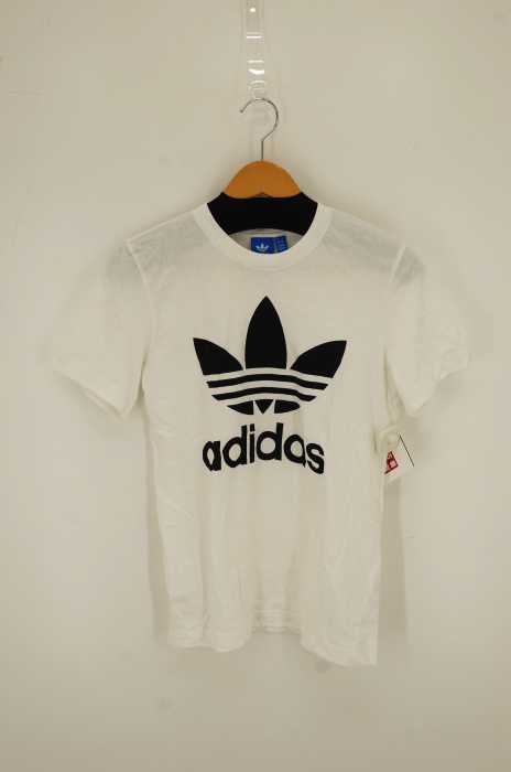 adidas Originals （アディダスオリジナルス） TREFOIL TEE トレフォイルロゴ ロゴTシャツ プリントTシャツ クルーネックTシャツ レディース トップス