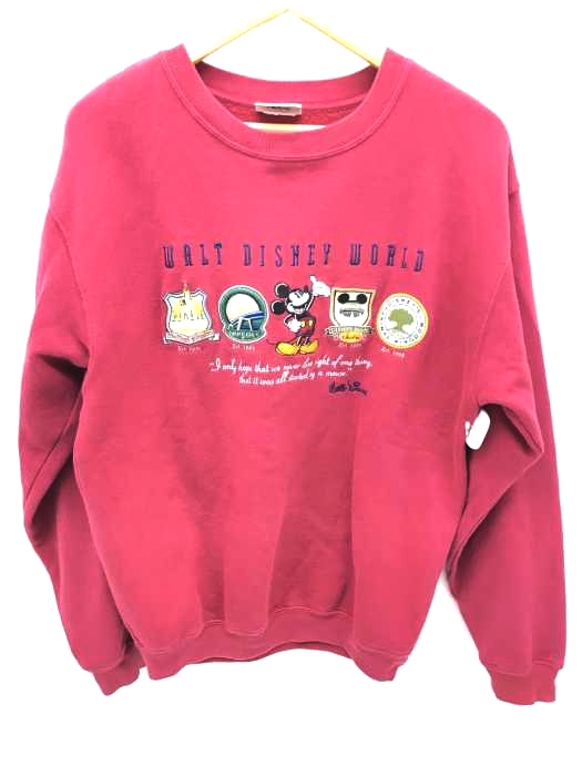 Disney（ディズニー） キャラクター刺繍スウェットトップス メンズ トップス