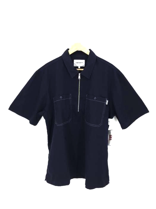 Carhartt WIP（カーハートワークインプログレス） ハーフジップ 半袖ワークシャツ メンズ トップス