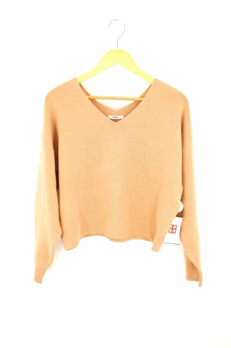 MURUA (ムルーア) ルーズVネックニット レディース トップス