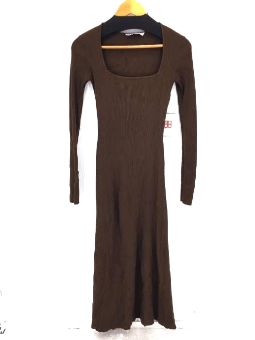 ZARA(ザラ) LONG KNIT DRESS レディース ワンピース