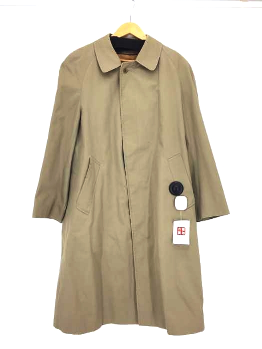 AQUASCUTUM(アクアスキュータム) チェックライナー付きステンカラーコート メンズ アウター