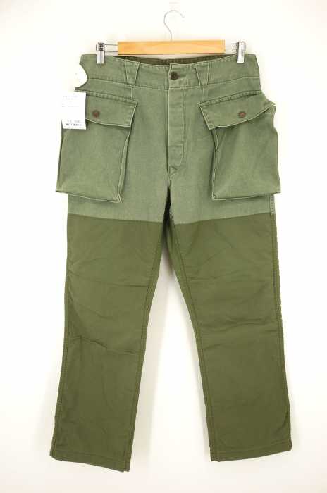 USED古着  （ユーズドフルギ） フランス軍　83年　切替しミリタリーパンツ メンズ パンツ