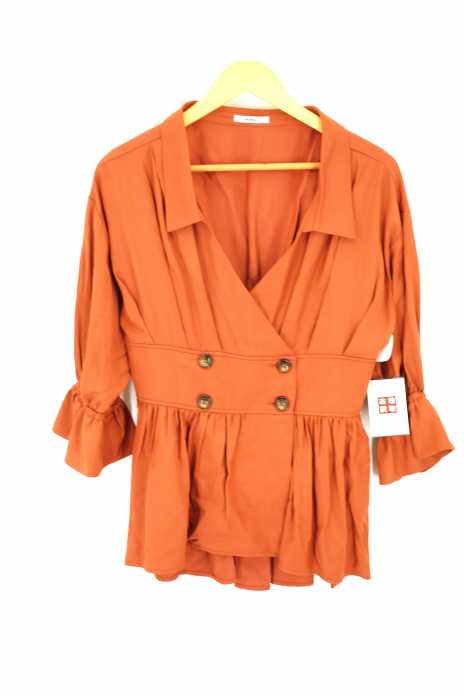 MURUA （ムルーア） カシュクールギャザーシャツ レディース トップス