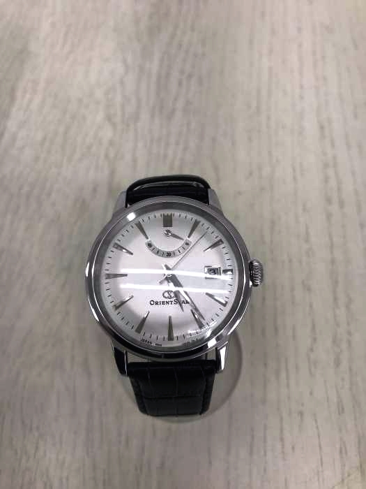 ORIENT STAR（オリエントスター） パワーリザーブ 型押しレザーベルト 