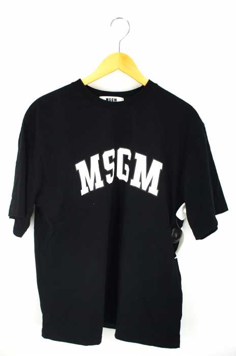 MSGM（エムエスジーエム） 18A/W COLLEGE LOGO T-SHIRTS logo Print T-shirt レディース トップス