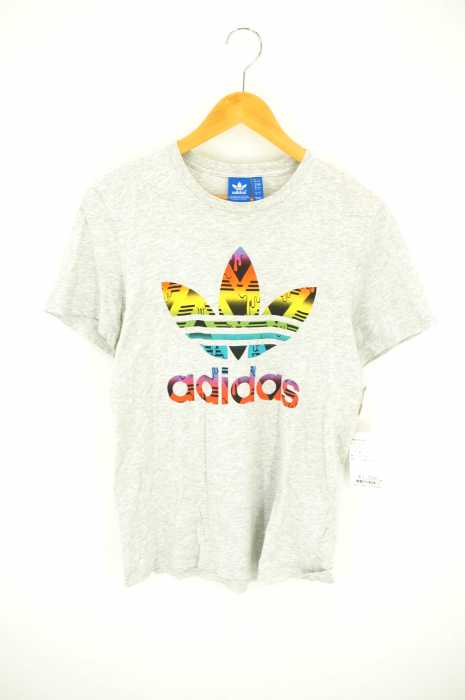 adidas（アディダス） ロゴプリント クルーネックTシャツ メンズ トップス