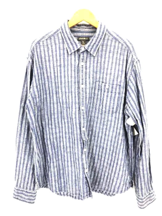 Eddie Bauer（エディーバウアー） リネン混ストライプシャツ メンズ トップス