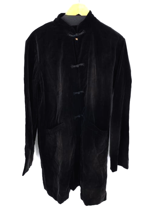 BLACK COMME des GARCONS(ブラックコムデギャルソン) ベロアチャイナコート メンズ アウター