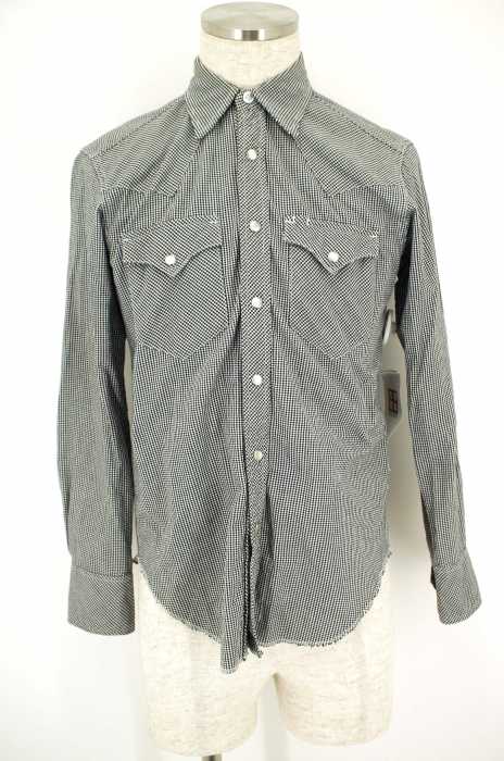 Engineered Garments (エンジニアードガーメンツ) 千鳥柄スナップボタンシャツ メンズ トップス