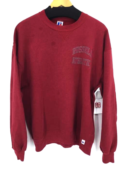 RUSSELL ATHLETIC（ラッセルアスレチック） USA製 Vガゼット クルーネックスウェット メンズ トップス