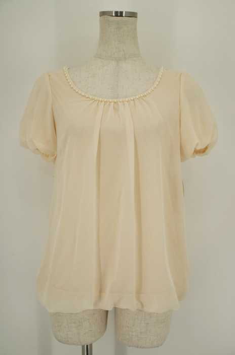 Rope' Picnic （ロペピクニック） パール付きシフォントップス レディース トップス