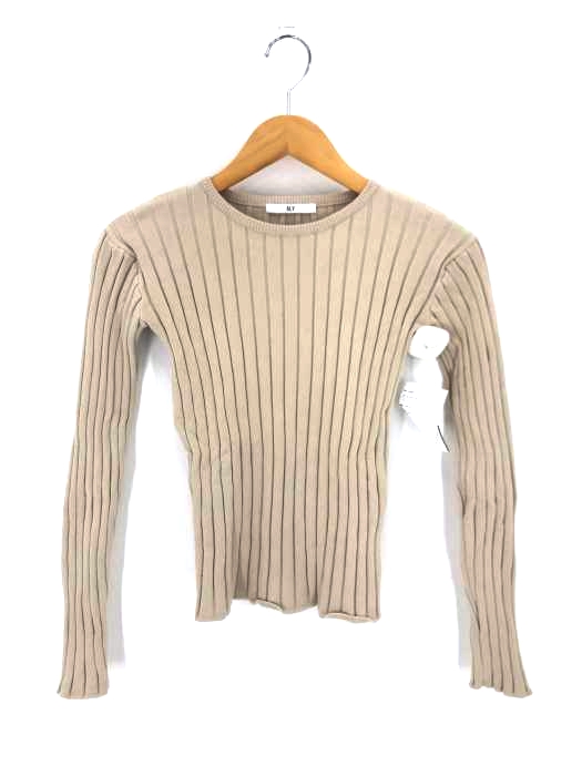 SLY（スライ） WIDE RIB LONG SLEEVE HG TOPS レディース トップス