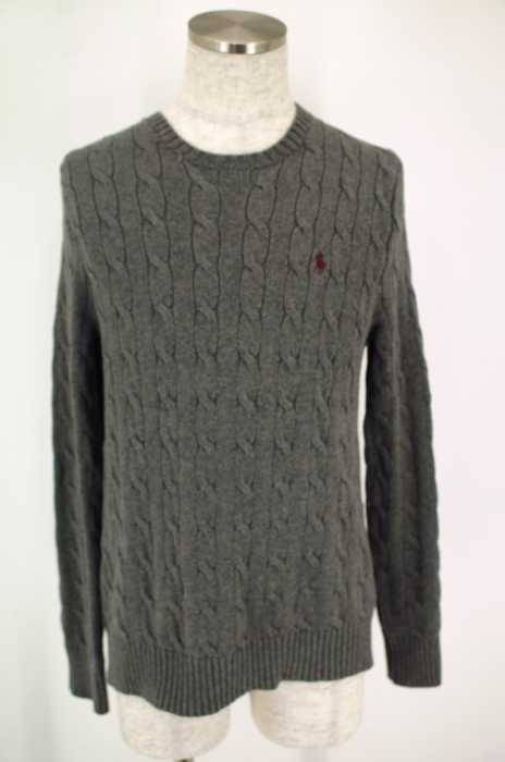 Polo by RALPH LAUREN （ポロバイラルフローレン） クールネックケーブルニット トップス メンズ トップス