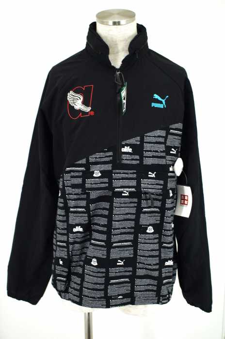 PUMA × ALIFE(プーマ×エーライフ) 総柄切替プルオーバーナイロンジャケット メンズ アウター