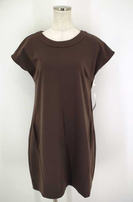 LOURPHYLI () バックジップノースリーブワンピース レディース ワンピース