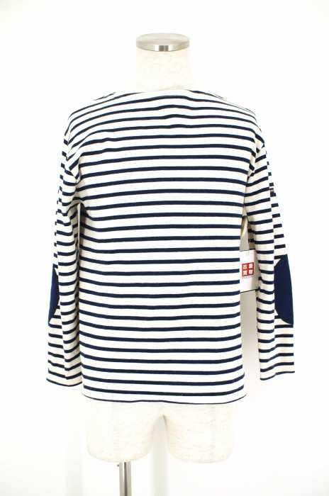 SAINT JAMES （セントジェームス） OUESSANT ウェッソン エルボーパッチ　フランス製 メンズ トップス
