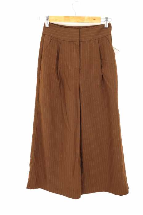 NATURAL BEAUTY BASIC（ナチュラルビューティーベーシック） ストライプワイドクロップドパンツ レディース パンツ