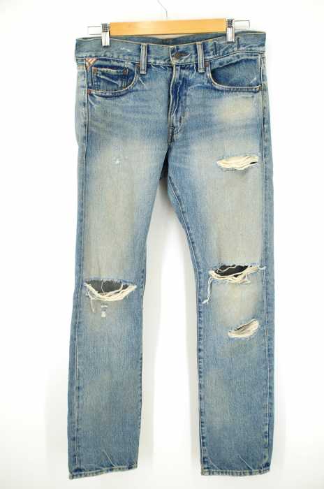 DENIM & SUPPLY RALPH LAUREN （デニム&サプライ ラルフローレン） ダメージ加工ウォッシュドデニムパンツ メンズ パンツ