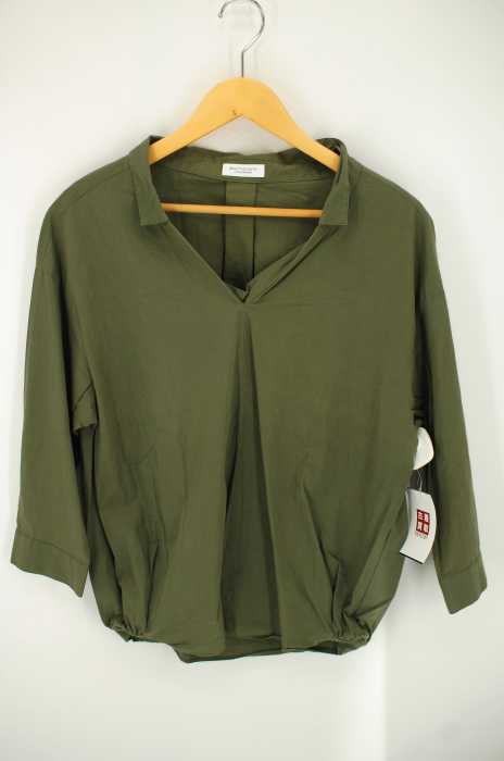 BEAUTY & YOUTH UNITED ARROWS  （ビューティーアンドユースユナイテッドアローズ） スキッパーバックタックシャツ レディース トップス