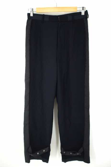 Ray BEAMS （レイビームス） 18A/W 裾ベルト バイカラー パンツ レディース パンツ