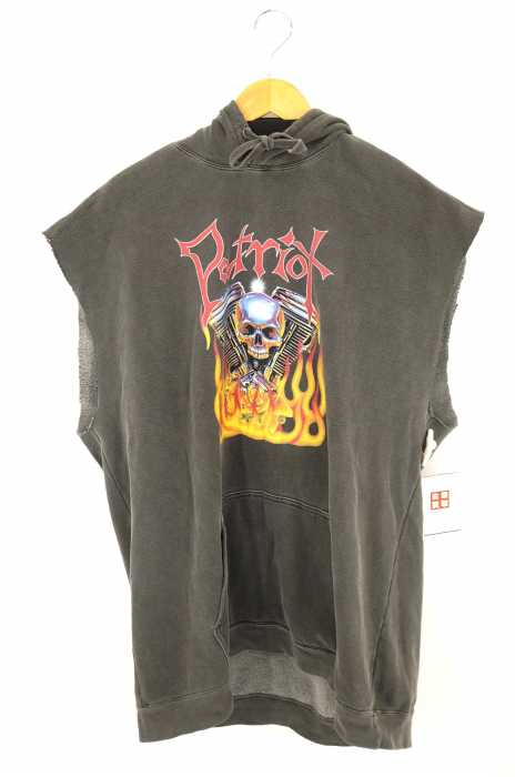 PATRIOT(パトリオット) BIKER HOODY プリント ノースリーブ メンズ トップス