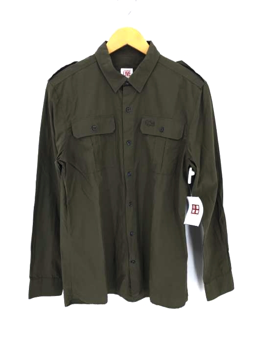 Lacoste Live(ラコステライブ) ブロンドロゴ入りロングスリーブシャツ メンズ トップス
