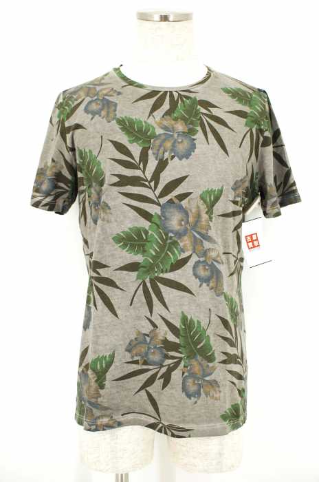 tom&hawk (トム&ホーク) 総柄半袖Tシャツ アロハTシャツ レディース トップス