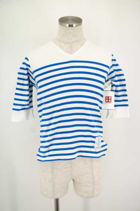 VANQUISH （ヴァンキッシュ） ボーダー柄Tシャツ メンズ トップス