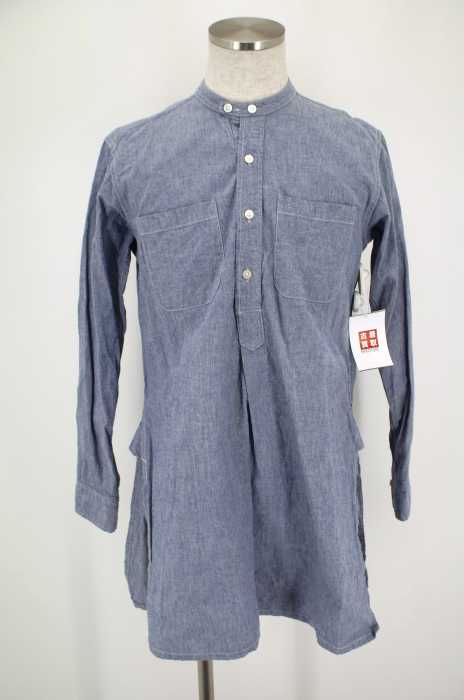 Engineered Garments （エンジニアードガーメンツ） バンドカラーロングシャツ メンズ トップス