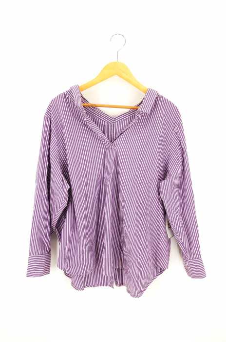 Ray BEAMS （レイビームス） バック ボタン スキッパーシャツ レディース トップス