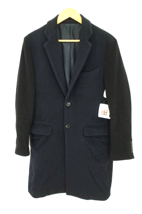 417 by EDIFICE（フォーワンセブンバイエディフィス） 切替ウールチェスターコート メンズ アウター