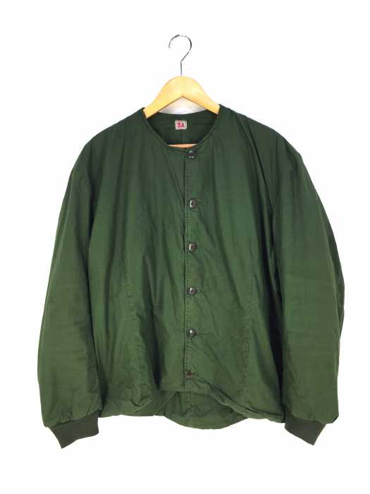 USED古着  （ユーズドフルギ） 60S-70S スウェーデン軍 ミリタリー ノーカラー ライナージャケット メンズ アウター