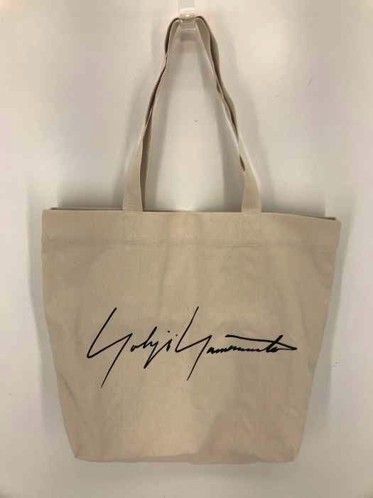 Yohji Yamamoto（ヨウジヤマモト） シグネチャーロゴキャンバストートバッグ メンズ バッグ