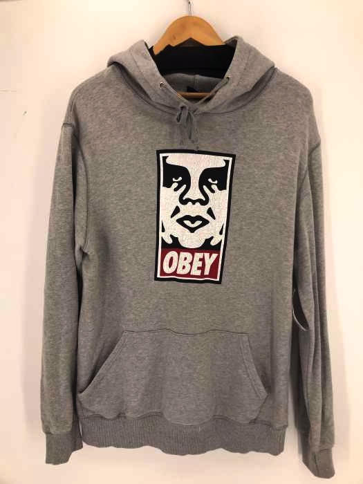 OBEY（オベイ） USA製 プリントプルオーバーパーカー メンズ トップス