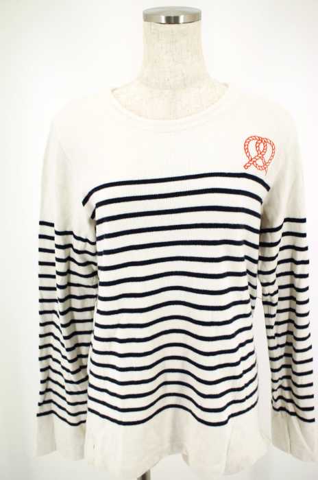 petit bateau×ritoune　（プチバトー） ボーダーカットソー レディース トップス