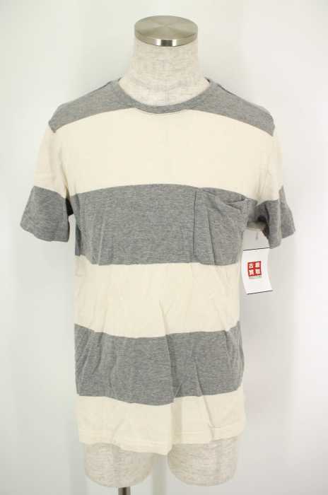 BEAMS Lights （ビームスライツ） ボーダー柄ポケット付きTシャツ メンズ トップス