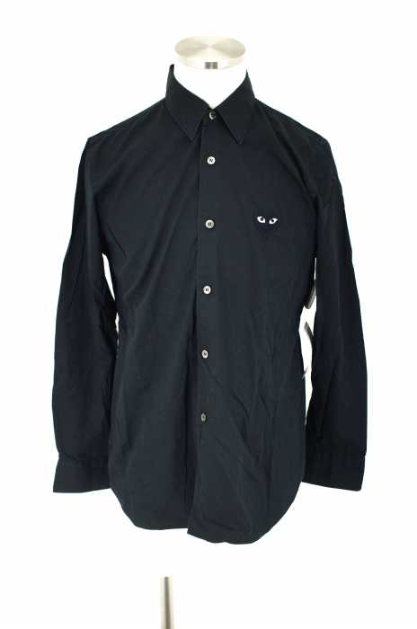 PLAY COMME des GARCONS （プレイコムデギャルソン） ワッペン付きボタンシャツ メンズ トップス
