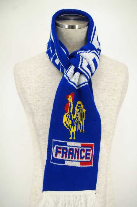 USED古着（ユーズドフルギ） サッカーチームマフラー FRANCE メンズ ファッション雑貨