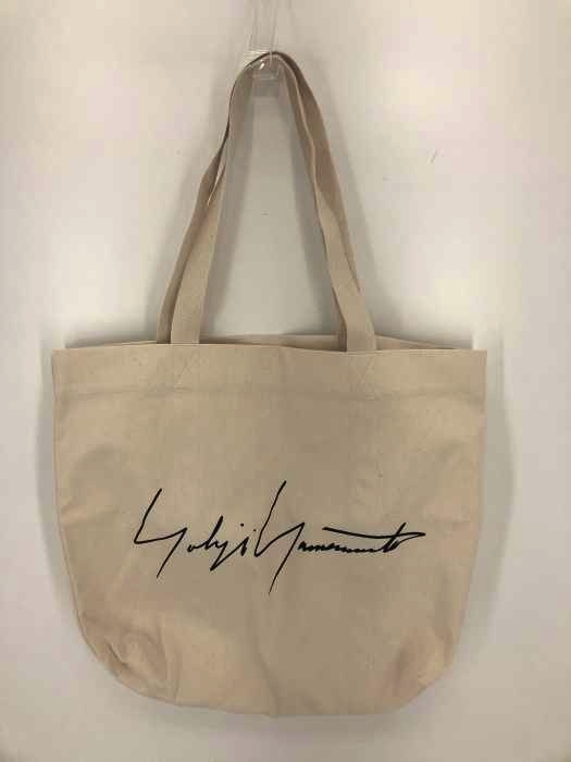 Yohji Yamamoto(ヨウジヤマモト) シグネチャーロゴキャンバストートバッグ メンズ バッグ